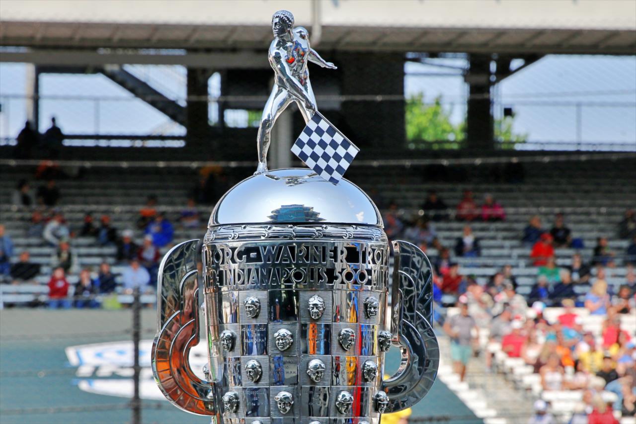 Borg-Warner Trophy - Indianapolis 500 Qualifying Day 1 - By: Lisa Hurley -- Photo by: Lisa Hurley